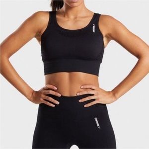 Black Energy Seamless Sports Bra